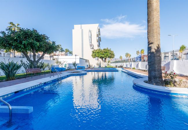 Lägenhet i Torre del Mar - A&N Seafront Terrace & Pool Apartment – Torre del